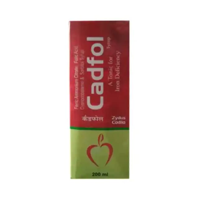 Cadfol Syrup (1 Bottle of 200 ml Syrup)