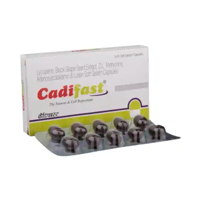 Cadifast Soft Gelatin (1 Strip Of 10 soft gelatin capsules)