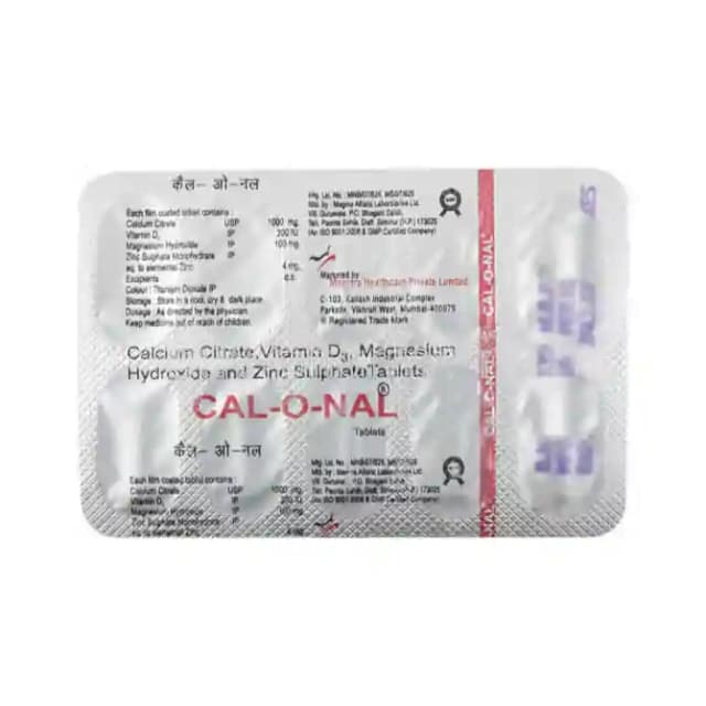 Cal O Nal (1 Strip Of 10 tablets)