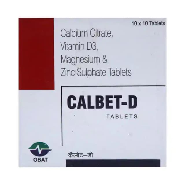 Calbet D (1 Strip Of 10 tablets)