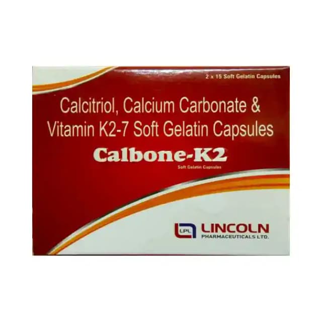 Calbone K2 (1 Strip Of 15 capsules)