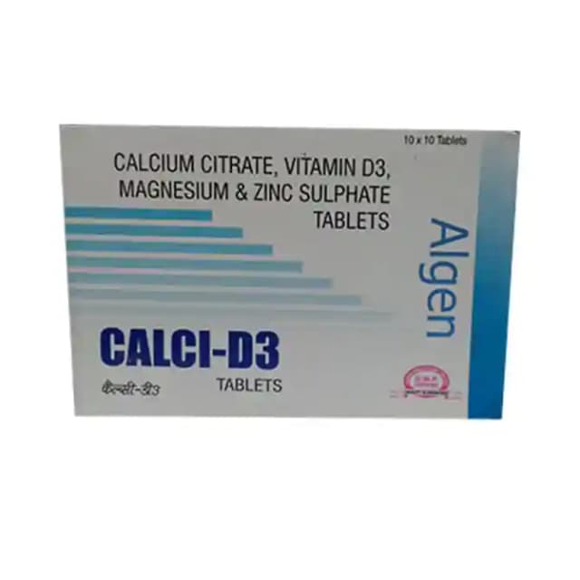 Calci D3 . (1 Strip Of 10 tablets)