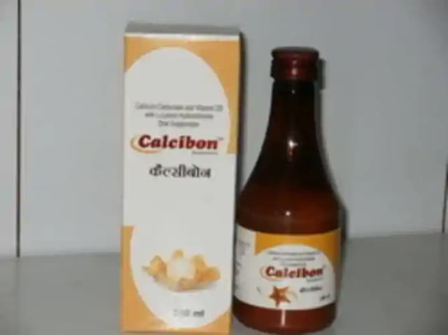 Calcibon Syrup (1 Bottle of 200 ml Syrup)