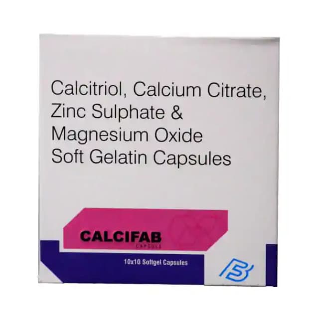 Calcifab (1 Strip Of 10 capsules)