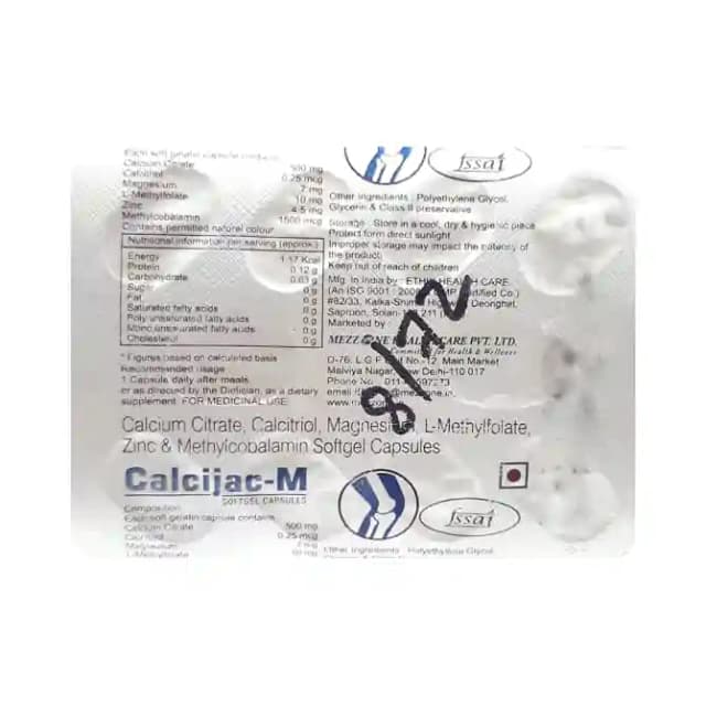 Calcijac M (1 Strip Of 10 capsules)