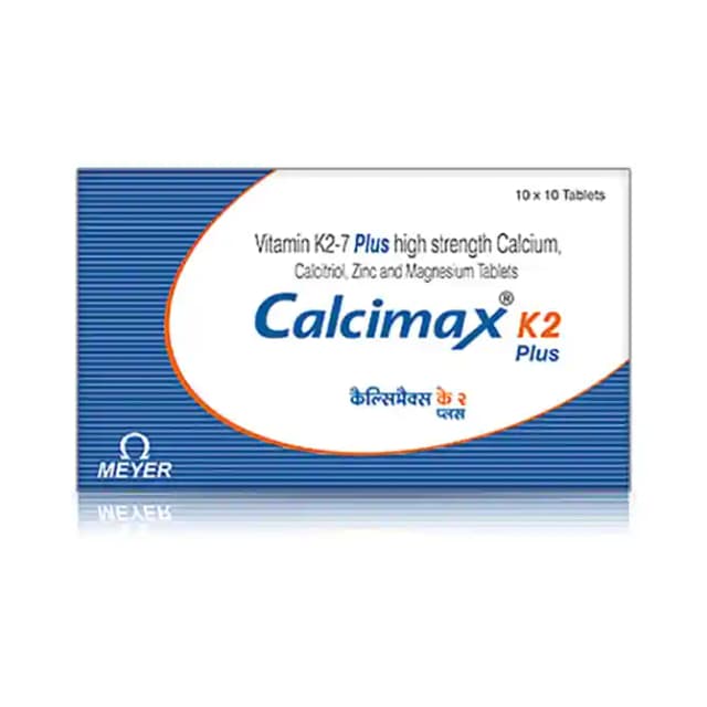 Calcimax K2 Plus (1 Strip Of 15 tablets)