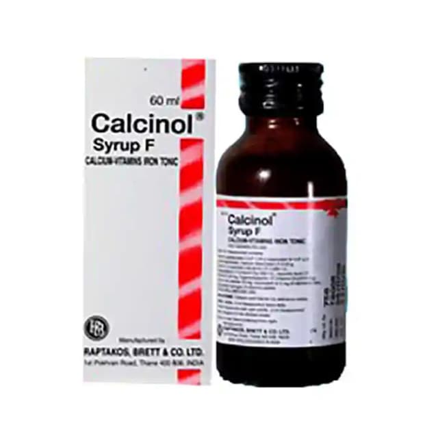 Calcinol F Syrup (1 Bottle of 120 ml Syrup)