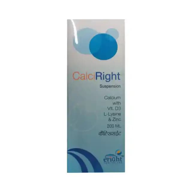 Calciright Suspension (1 Bottle of 200 ml Suspension)