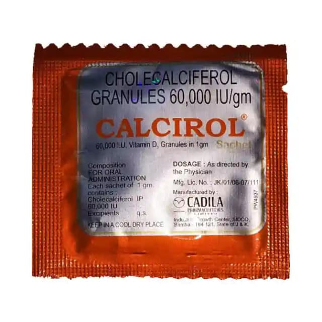 Calcirol Sachet (1 Sachet Of 1 gm Granules)