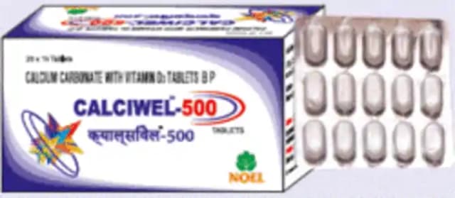Calciwel 500 (1 Strip Of 15 tablets)