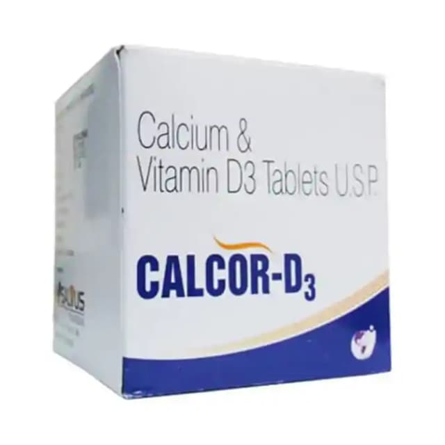Calcor D3 (1 Strip Of 15 tablets)