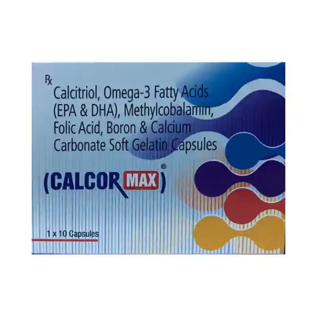 Calcor Max (1 Strip Of 10 capsules)
