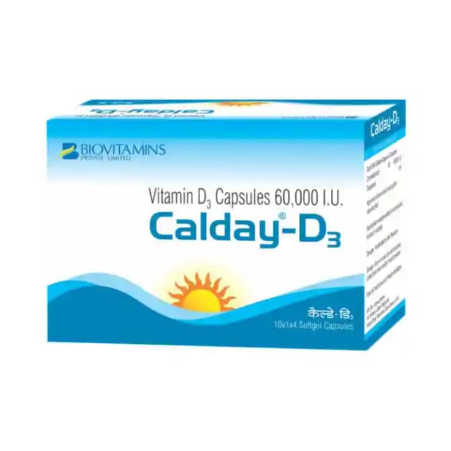 Calday D3 (1 Strip Of 4 capsules)