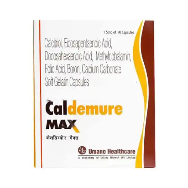 Caldemure Max (1 Strip Of 10 capsules)