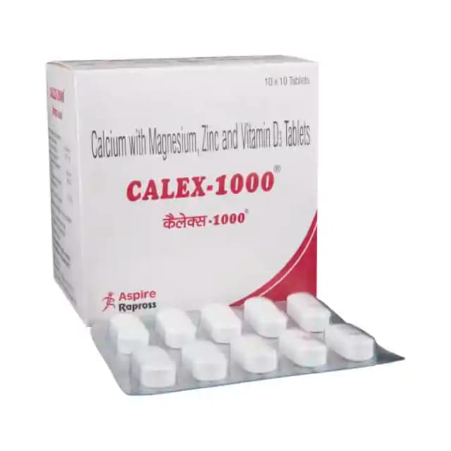 Calex 1000 (1 Strip Of 10 tablets)