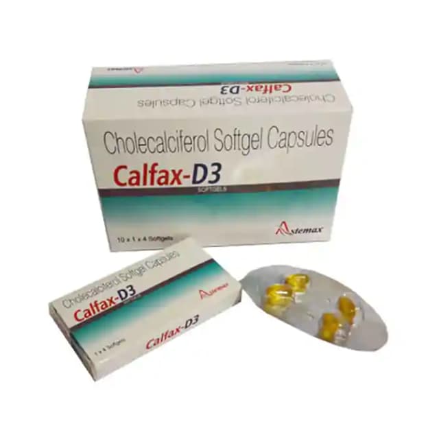 Calfax D3 Soft Gelatin (1 Strip Of 4 soft gelatin capsules)
