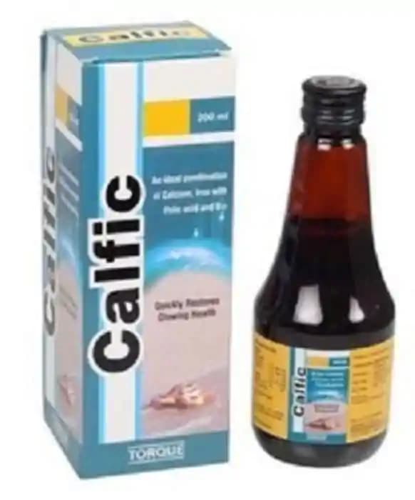 Calfic Syrup (1 Bottle of 200 ml Syrup)