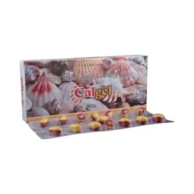 Calgel Soft Gelatin (1 Strip Of 15 soft gelatin capsules)