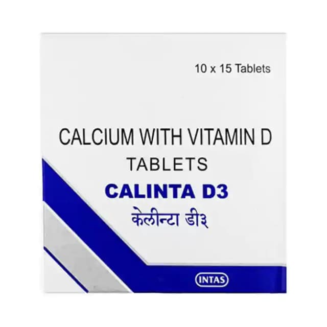 Calinta D3 (1 Strip Of 15 tablets)