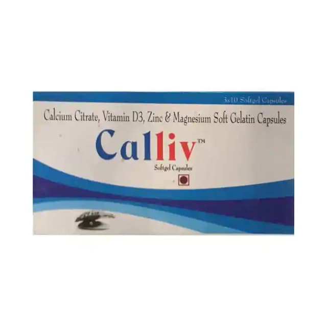 Calliv Soft Gelatin (1 Strip Of 10 soft gelatin capsules)