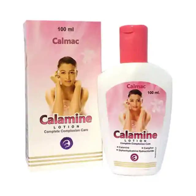 Calmac Calamine Lotion (1 Bottle of 100 ml Lotion)