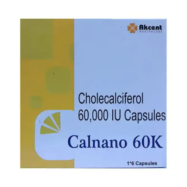 Calnano 60K (1 Strip Of 6 capsules)