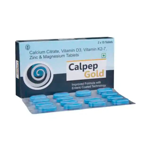 Calpep Gold (1 Strip Of 15 tablets)