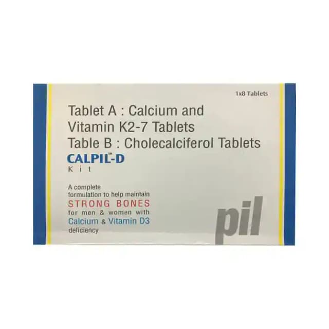 Calpil D Kit (1 Strip Of 8 tablets)