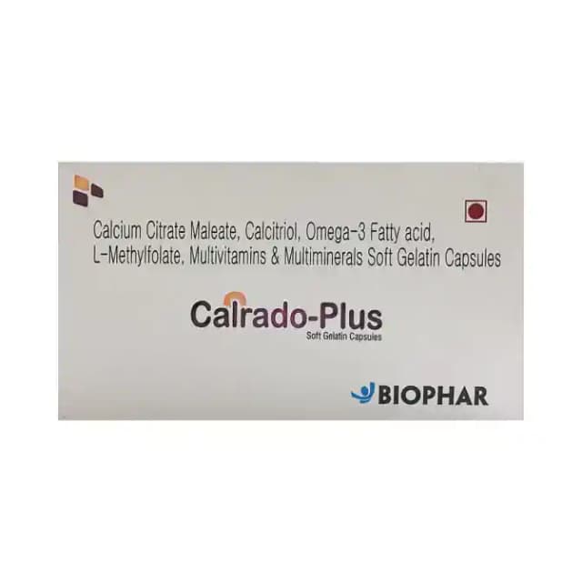 Calrado Plus Soft Gelatin (1 Strip Of 10 soft gelatin capsules)