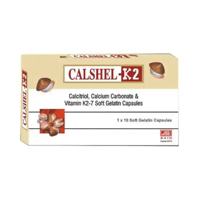 Calshel K2 (1 Strip Of 10 capsules)