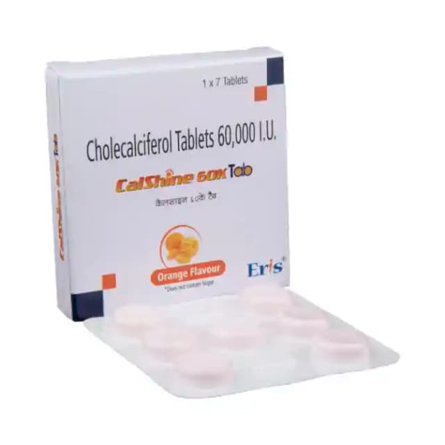 Calshine 60K (1 Strip Of 7 tablets)