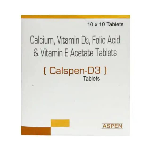 Calspen D3 (1 Strip Of 10 tablets)