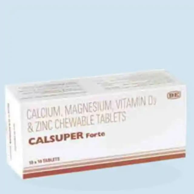Calsuper Forte (1 Strip Of 10 tablets)