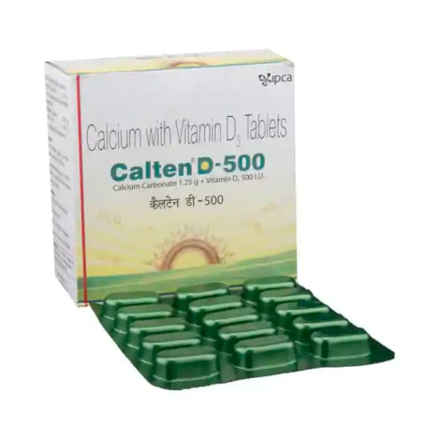 Calten D 500 (15 tablets in 1 strip)