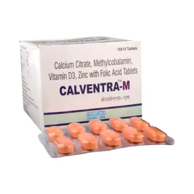 Calventra M (10 tablets in 1 strip)