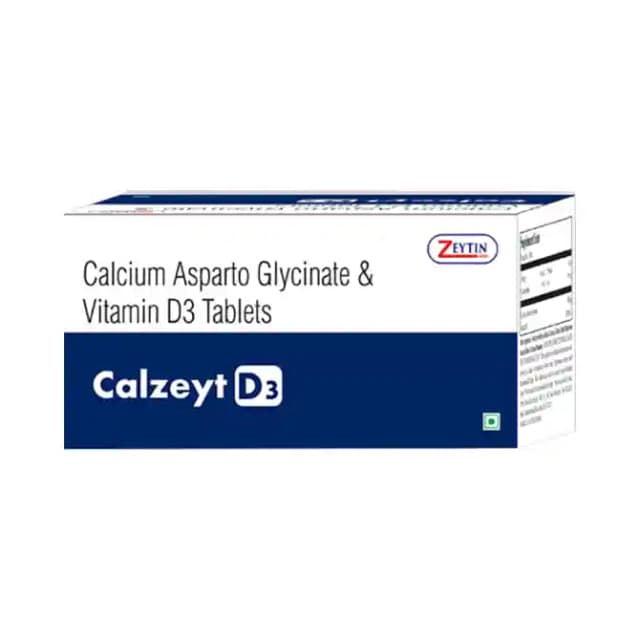 Calzeyt D3 (1 Strip Of 10 tablets)