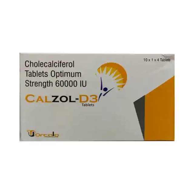 Calzol D3 (1 Strip Of 4 tablets)