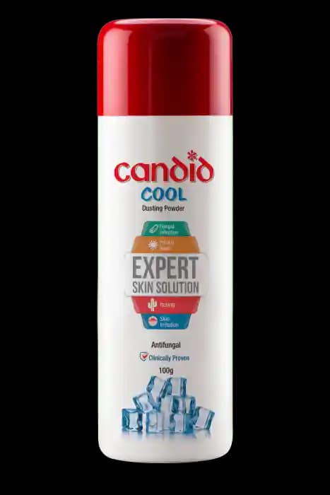 Candid Cool Dusting Powder (1 Bottle of 100 gm Dusting Powder)