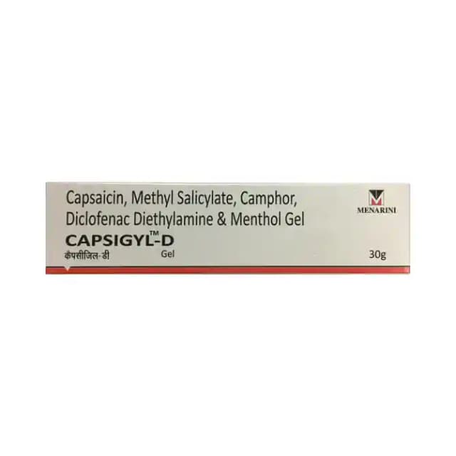 Capsigyl D Gel (1 tube of 30 gm Gel)