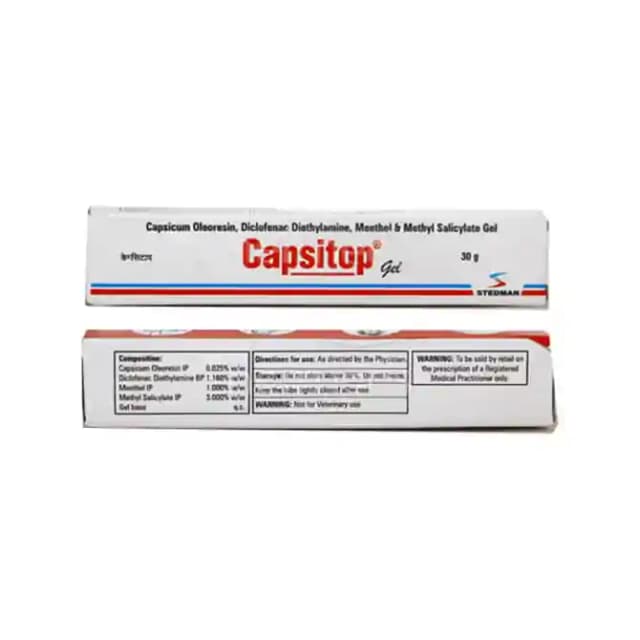 Capsitop Gel (1 Tube Of 30 gm Gel)