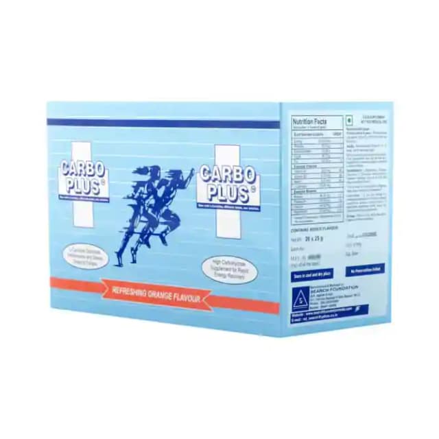 Carbo Plus 25gm Sachet Orange (1 Packet Of 20 Sachets)
