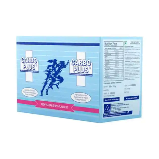 Carbo Plus 25gm Sachet Raspberry (1 Packet Of 20 Sachets)