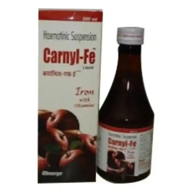 Carnyl FE Syrup (1 Bottle of 200 ml Syrup)