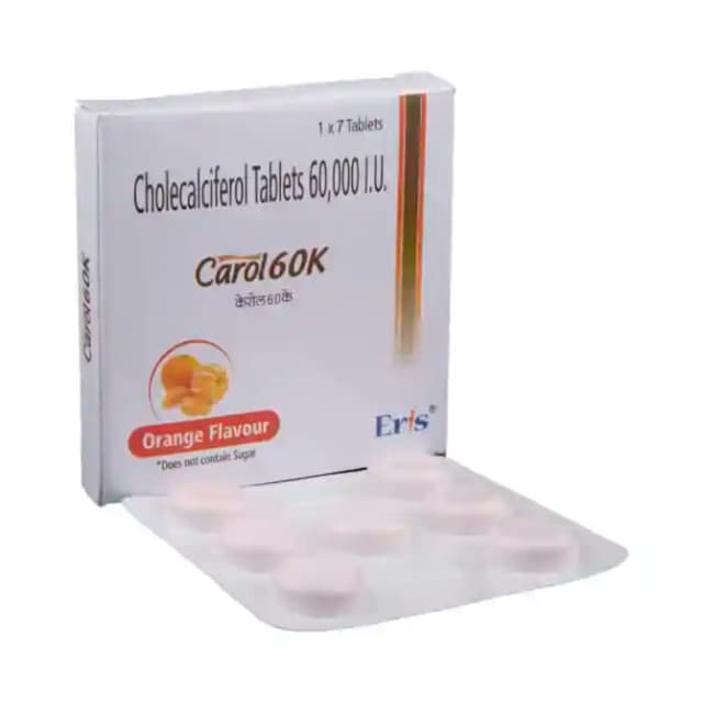 Carol 60K Orange (1 Strip Of 7 tablets)