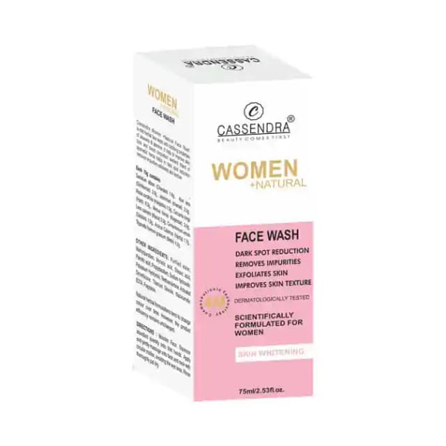 Cassendra Women + Natural Face Wash (1 Tube Of 75 ml Face Wash)