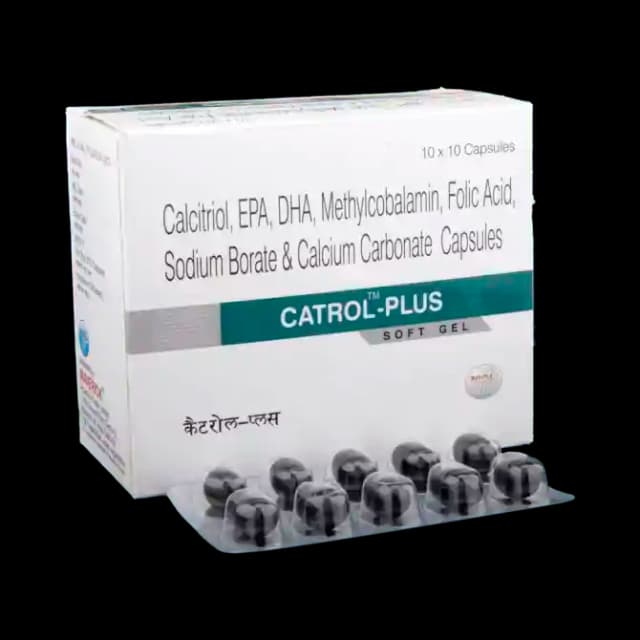 Catrol Plus Soft Gels (1 Strip Of 10 soft gelatin capsules)