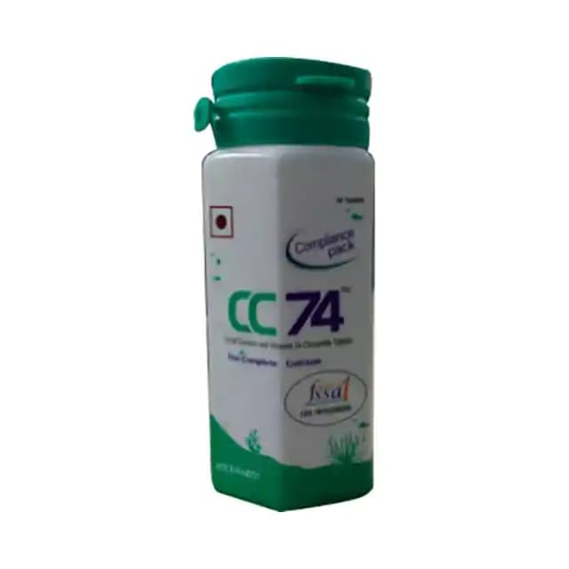 CC 74 Bottle (1 Bottle of 30 Chewable Tablets)