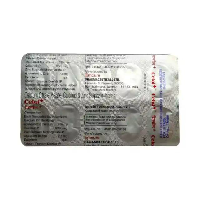 Celol Plus (1 Strip Of 10 tablets)