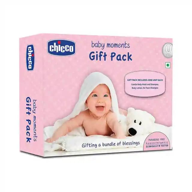 Chicco Baby Moments Gift Pack Pink (1 Box Of 1 Kit)