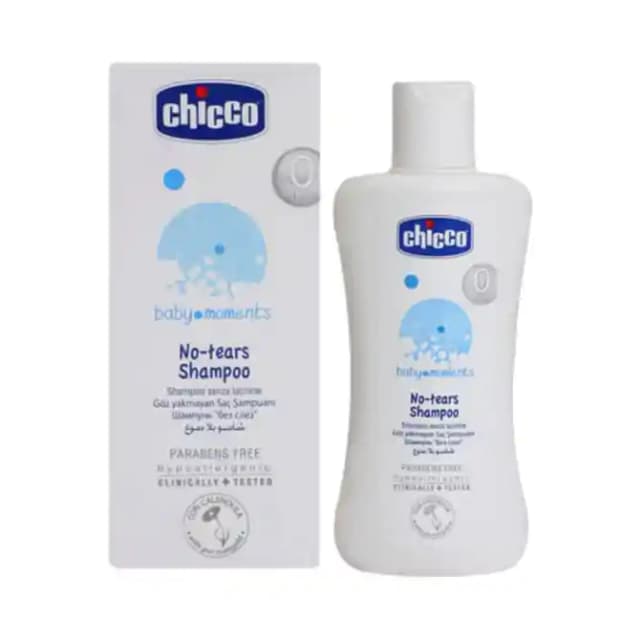 Chicco Baby Moments NO Tears Shampoo (1 Bottle of 200 ml Shampoo)